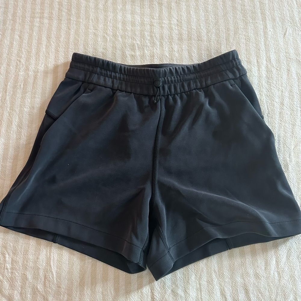 Worn twice. Lululemon softstreme high rise short “4